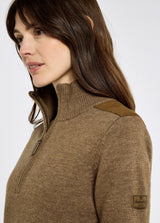 Dubarry Hession, dames trui met kwart rits en windstopper, elk