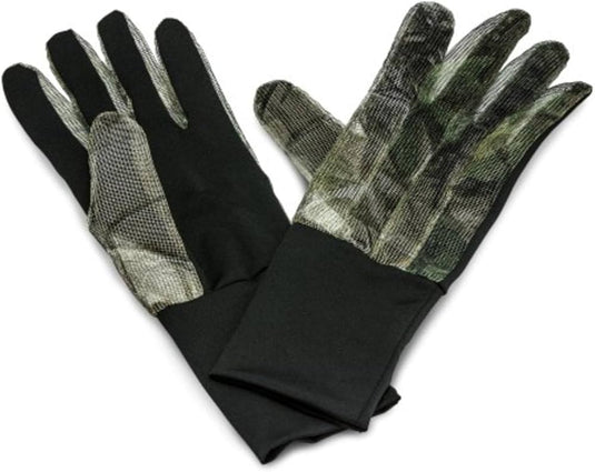 Hunters camo net gloves