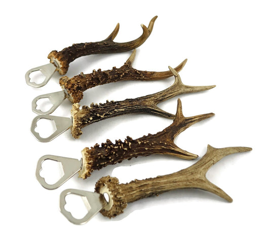 Fritzmann Flesopener met handvat van echt Reegewei