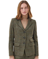 Barbour Robinson Tailored Jacket, herringbone with blue/ruby