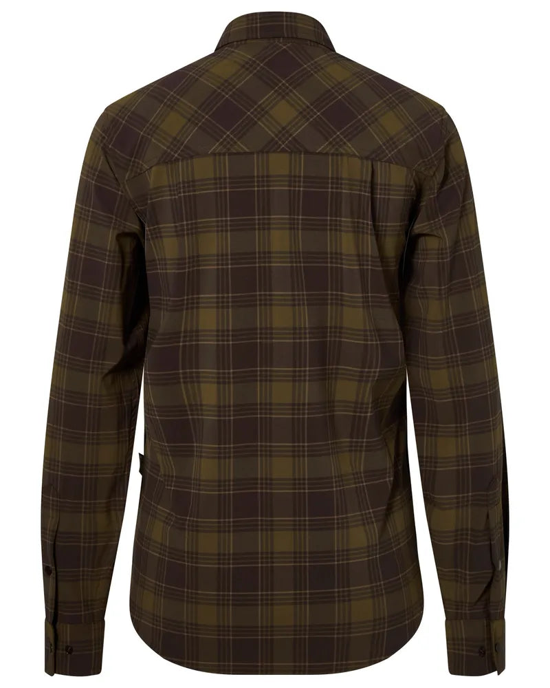 Afbeelding laden in Galerijviewer, Pinewood Abisko Trekking InsectSafe L/S Shirt Women, d.olive/d.sandstone
