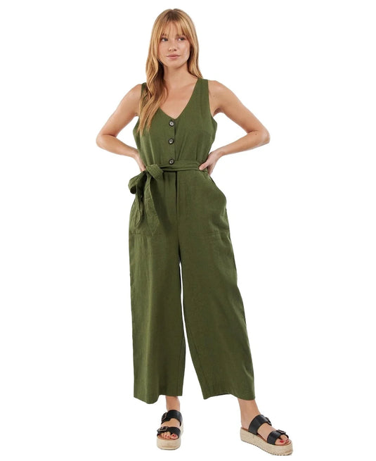 Barbour Amelda Jumpsuit, mossgreen