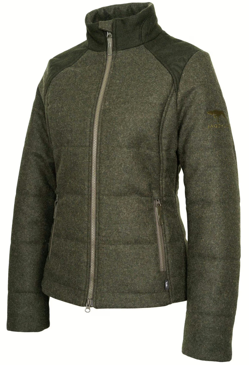 Afbeelding laden in Galerijviewer, Jagdhund Hofkirchen Loden Dames jas, groen
