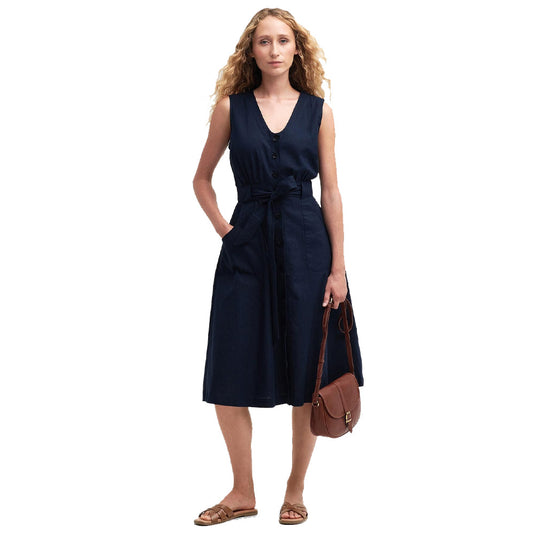 Barbour Rutherglen Dress, indigo