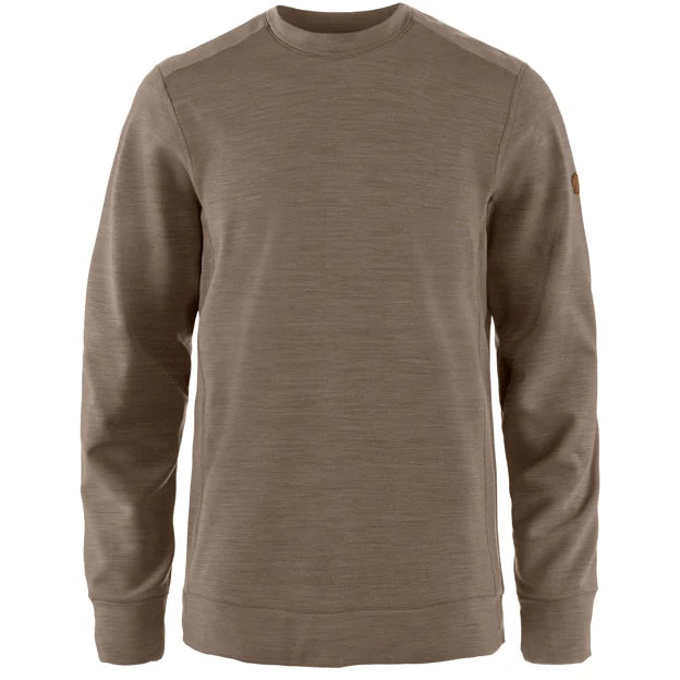 Fjällräven Keb Fleece Crew Neck Men, suede brown
