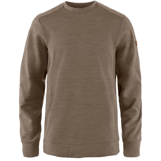 Fjällräven Keb Fleece Crew Neck Men, suede brown