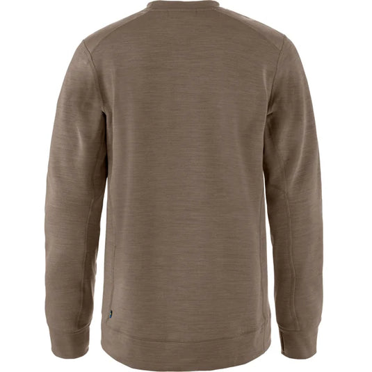 Fjällräven Keb Fleece Crew Neck Men, suede brown