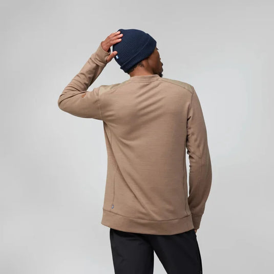 Fjällräven Keb Fleece Crew Neck Men, suede brown