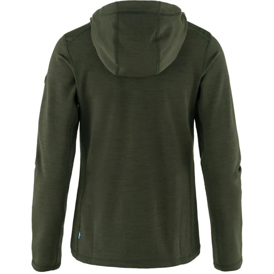 Fjällräven Keb Fleece Hoodie W Laurel Green/Deep Forest