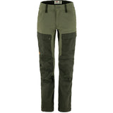 Fjällräven Keb Trousers Curved, deep forest/laurel green