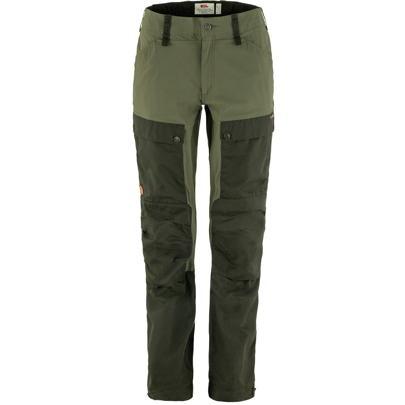 Laden Sie das Bild in Galerie -Viewer, Fjällräven Keb Trousers Curved, deep forest/laurel green
