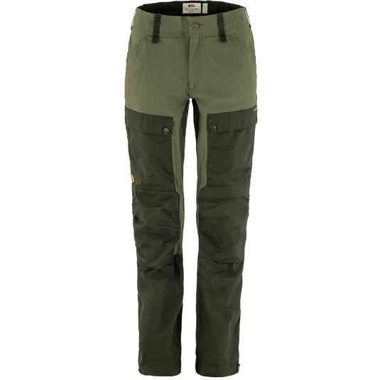 Fjällräven Keb Trousers Curved, deep forest/laurel green