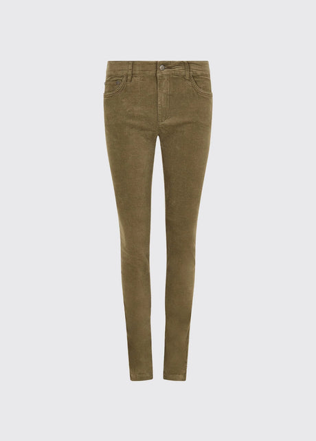 Dubarry Honeysuckle Corduroy Broek, dusky green