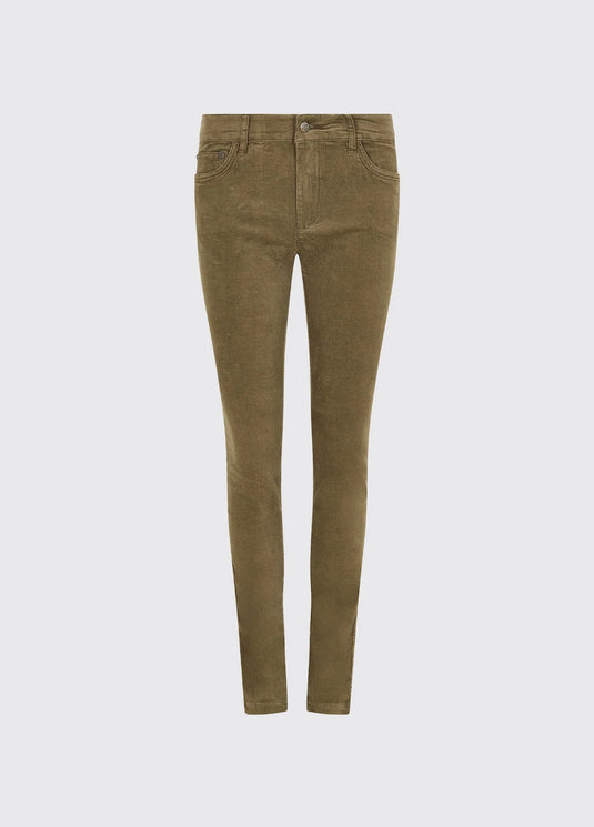 Dubarry Honeysuckle Corduroy Broek, dusky green