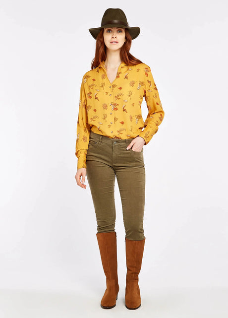Dubarry Honeysuckle Corduroy Broek, dusky green