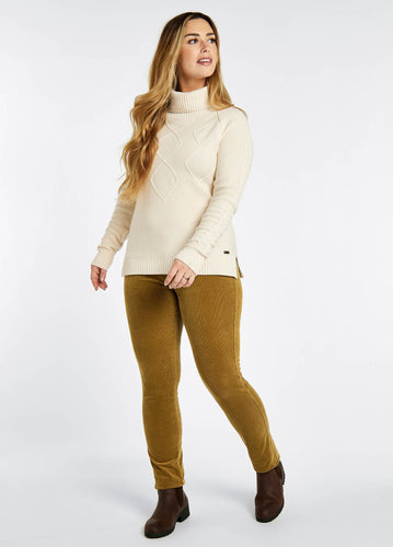 Dubarry Honeysuckle Corduroy Broek, harvest gold