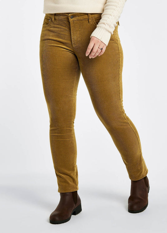 Dubarry Honeysuckle Corduroy Broek, harvest gold