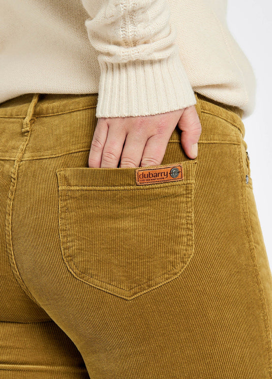 Dubarry Honeysuckle Corduroy Broek, harvest gold