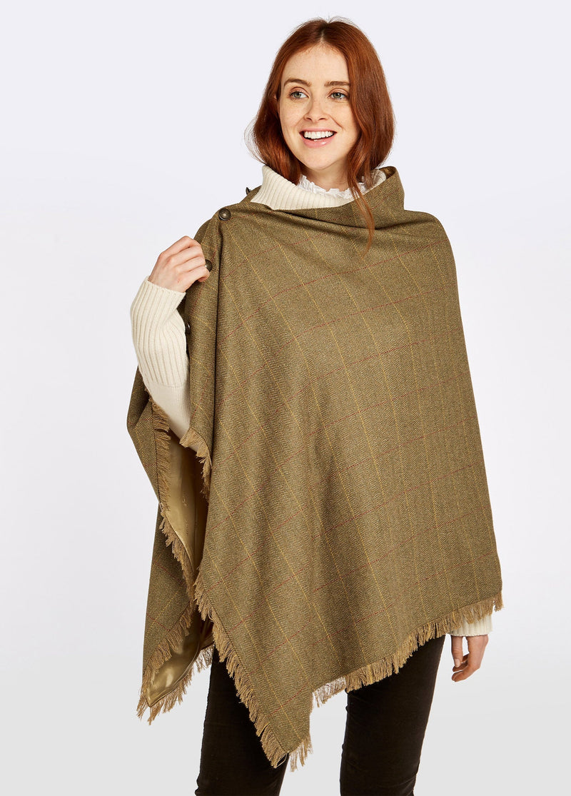 Afbeelding laden in Galerijviewer, Dubarry Hazelwood Poncho, elm
