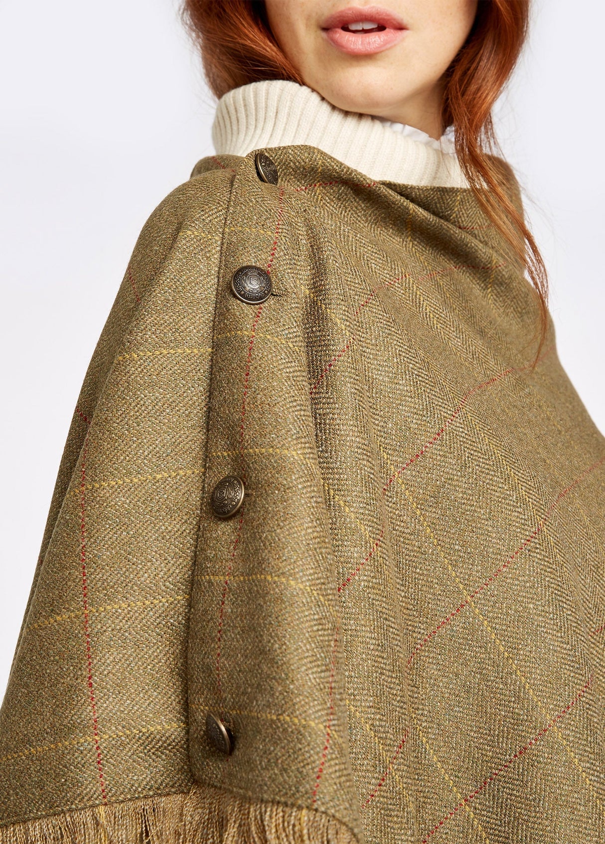 Dubarry Hazelwood Poncho, elm