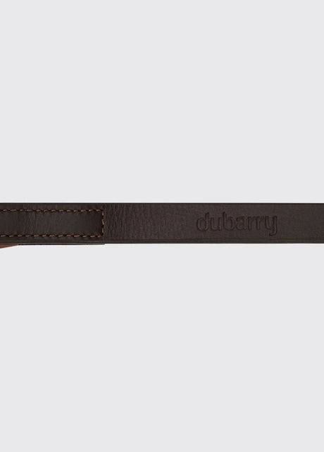 Dubarry Ranger, leren hondenriem, mahogany