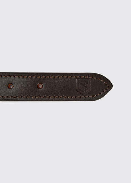 Dubarry Axel, leren hondenhalsband, mahogany