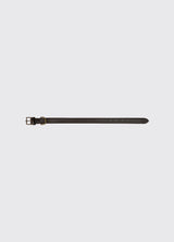 Dubarry Axel, leren hondenhalsband, mahogany