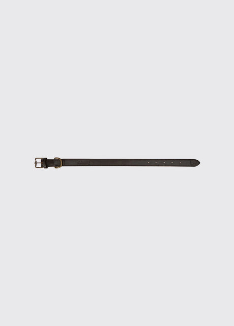 Dubarry Axel, leren hondenhalsband, mahogany