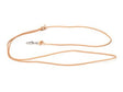 Mystique leren hondenriem 4 mm Naturel, 165 cm