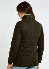 Dubarry Locton Diamond Quilt Jas, olive