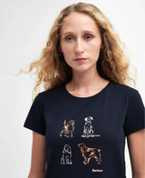 Barbour Bowland T-shirt, navy