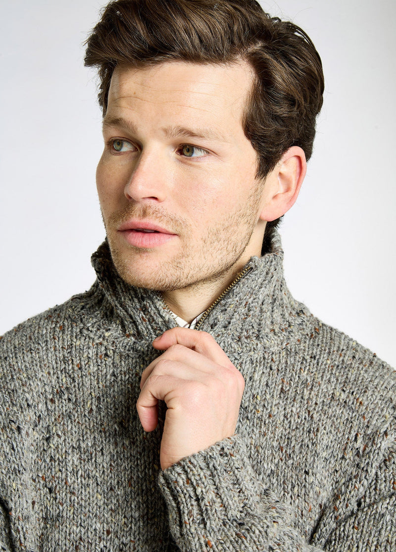 Afbeelding laden in Galerijviewer, Dubarry Callaghan Men&#39;s Sweater with zip, elk
