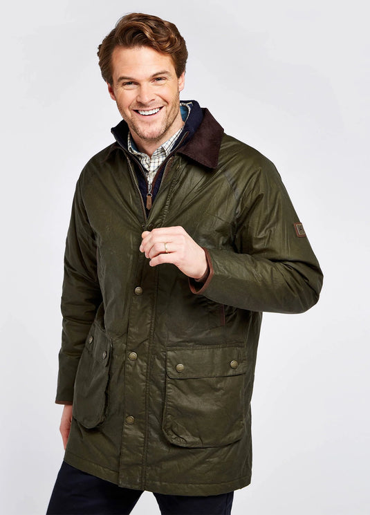 Dubarry Brunswick Wax Jacket, pine