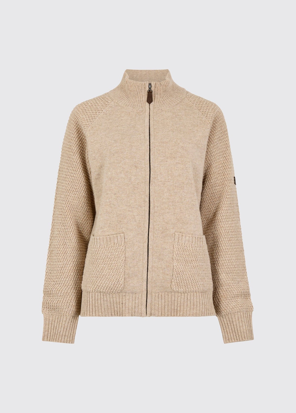 Dubarry Morton, damesvest met rits, oat