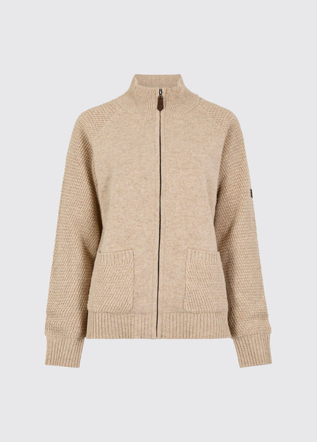 Dubarry Morton, damesvest met rits, oat