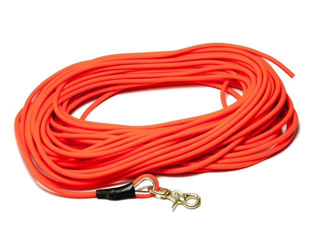 Afbeelding laden in Galerijviewer, Mystique,  Biothane Ronde Zweetlijn 10 meter met  messing snelontkoppeling
