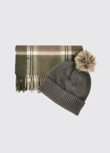 Dubarry Newbawn, cadeauset muts en sjaal, dusky green