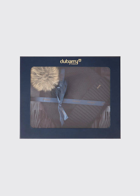 Dubarry Newbawn, cadeauset muts en sjaal, navy
