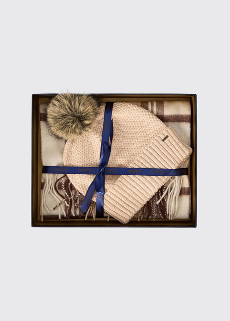 Dubarry Newbawn, cadeauset muts en sjaal, oat