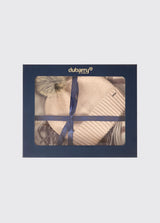 Dubarry Newbawn, cadeauset muts en sjaal, oat