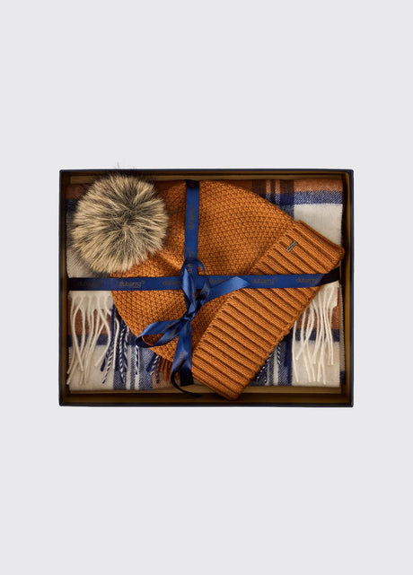 Dubarry Newbawn, cadeauset muts en sjaal, ochre