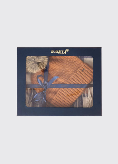 Dubarry Newbawn, cadeauset muts en sjaal, ochre