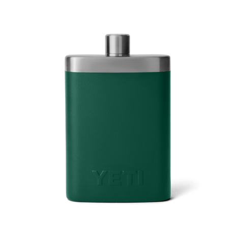 Yeti Rambler Flask, black forest green