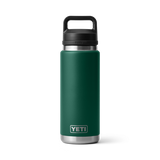 Yeti Rambler Bottle met Chug Cap, 18 oz/532 ml, black forest green