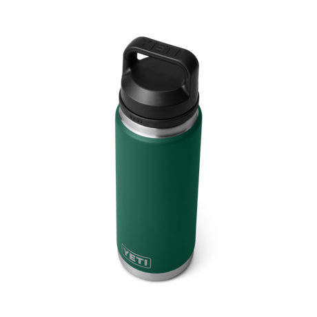 Yeti Rambler Bottle met Chug Cap, 18 oz/532 ml, black forest green