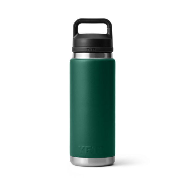 Yeti Rambler Bottle met Chug Cap, 18 oz/532 ml, black forest green