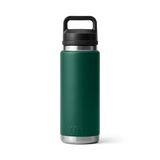Yeti Rambler Bottle met Chug Cap, 18 oz/532 ml, black forest green