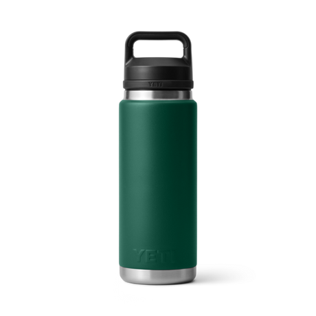 Yeti Rambler Bottle met Chug Cap, 18 oz/532 ml, black forest green