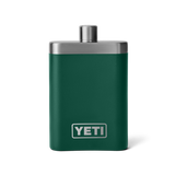 Yeti Rambler Flask, black forest green
