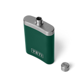 Yeti Rambler Flask, black forest green